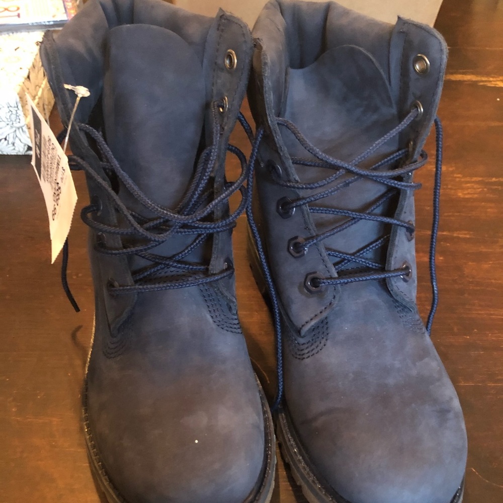Blue Timberland Boots